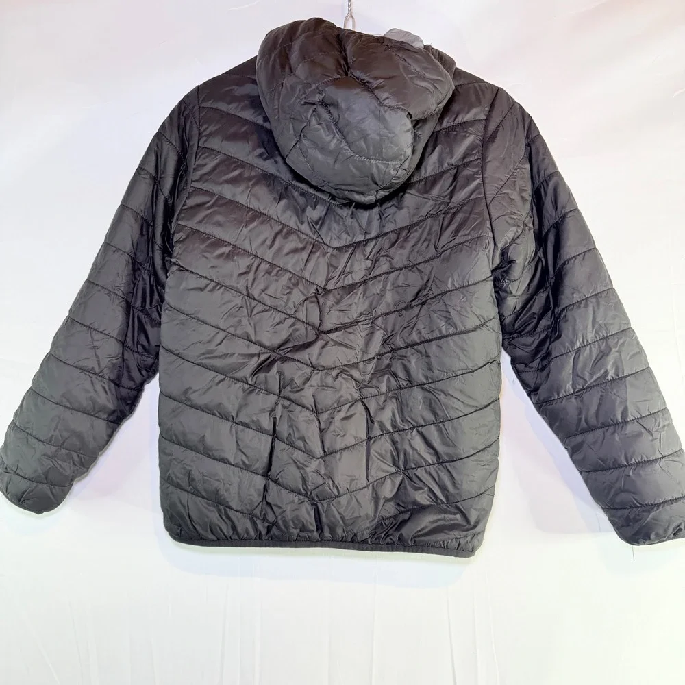 Sonneti‎ London Boys Black Puffer Jacket Hooded Quilted Coat Size Medium Kids